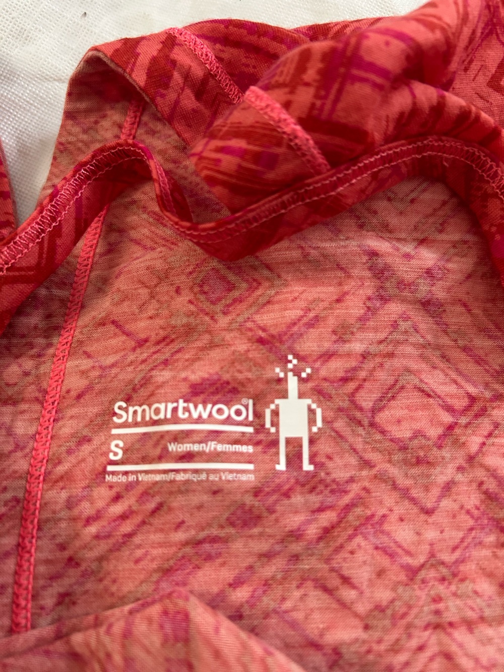 Smartwool Orange Patterned Top - Picture 4 of 6